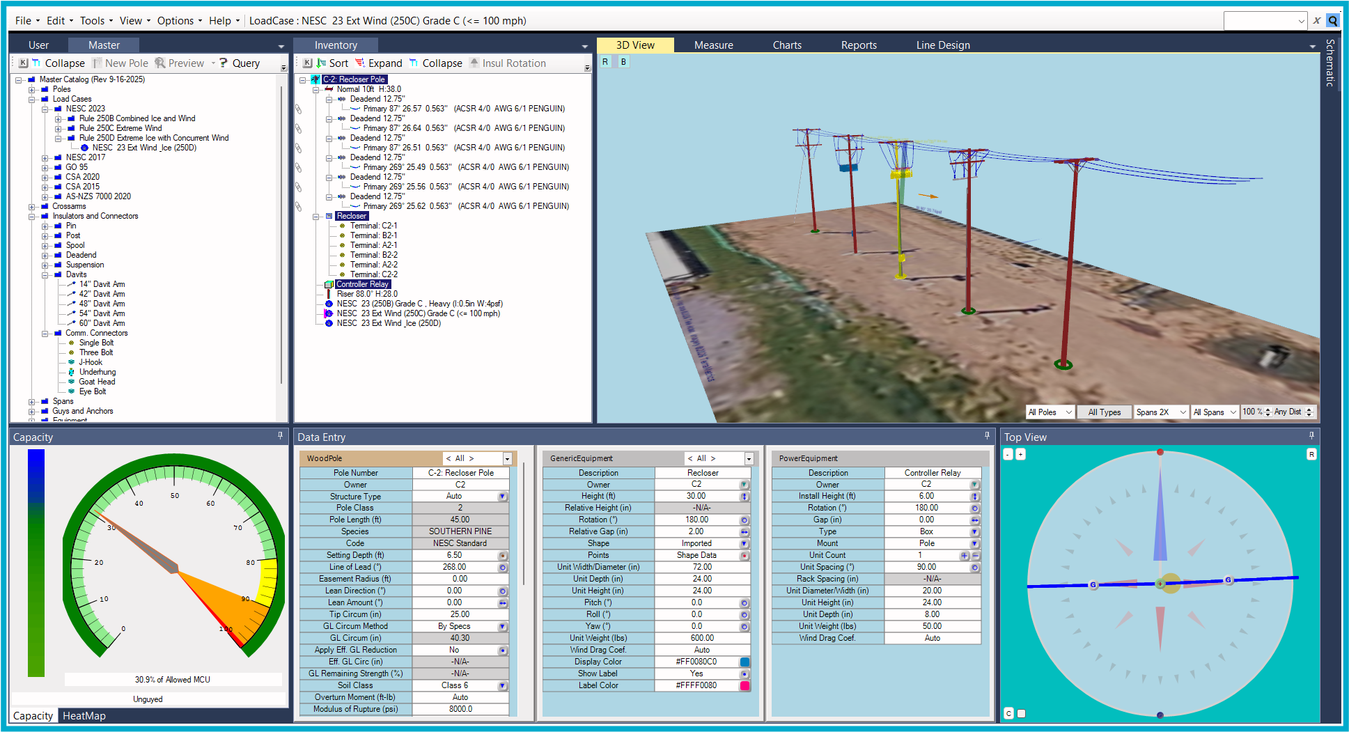 Pole Loading Analysis